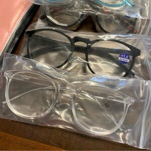 Reading Glasses Set of 6 with Cases 1.5